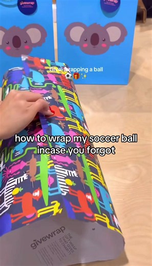 How to Wrap a Soccer Ball Gift Quickly