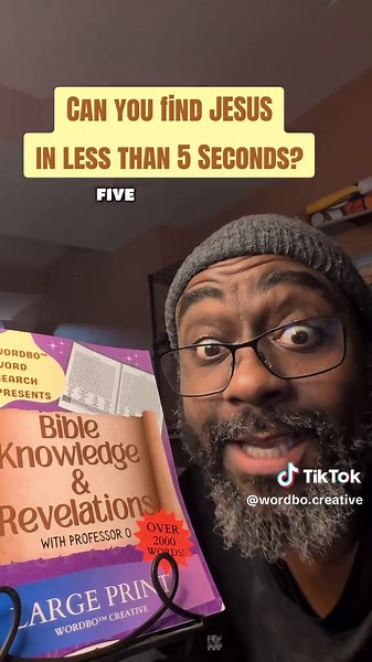 Depending on how churchy you are… I know you watched the whole video. And you know who you are. 😏 So go ahead and leave your comment now. (I’ll wait ☺️) Yes, it’s a play on words. Yes, I smiled when I said it. But here’s the real part — **Bible Knowledge & Revelations** has 100 large-print word searches built around real Scripture themes. The Resurrection. The Names of God. Old and New Testament topics. Each puzzle paired with a simple “Did You Know?” insight. It’s not a sermon. It’s engagement