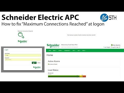 How to Fix Schneider Electric APC Maximum Connections Reached in 1 minute
