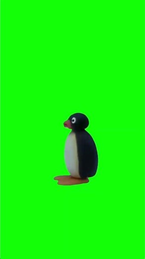 Angry Penguin Meme green screen
