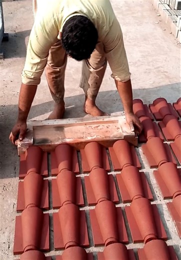 19K views · 138 reactions | Red Roof Tile Making By Skilled Worker | Wonderful Skills | Facebook