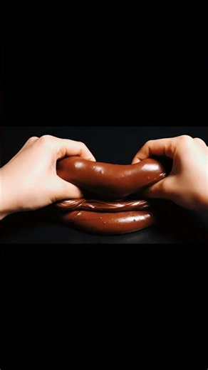 chocolate slime stretch (asmr) 🍫✨