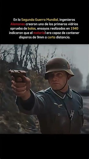 !Los primeros vidrios anti balas #ww2 #history #datoshistoricos #guerras #historia #datohistorico