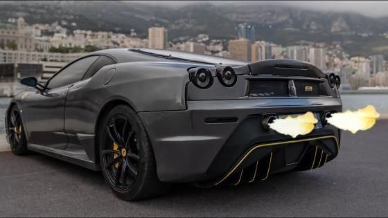 Ferrari 430 Scuderia Exhaust Flames
