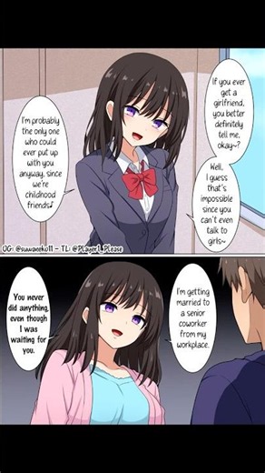 The story where the childhood friend route ended #ytshorts #shortsfeed #voiceover #comicdub #fyp