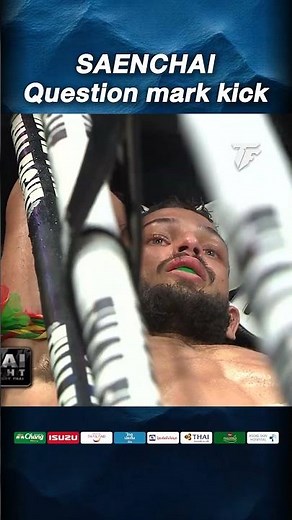 Saenchai Question mark kick. Night night 😵💤