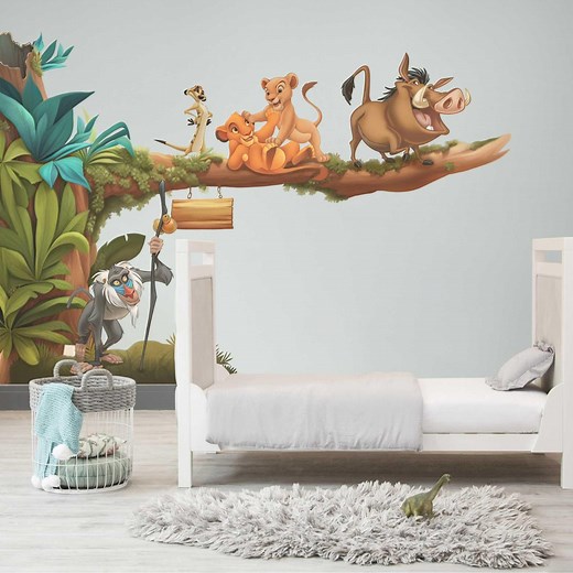 Removable Simba Wall Decal for Kids Room Animals Wall Sticker for Nursery Lion King Wall Mural Peel and Stick Wall Art Playroom Décoration - Etsy