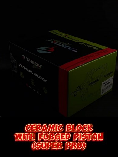 Upgrade Your Engine Performance with Super Pro Ceramic Block and Forged Piston