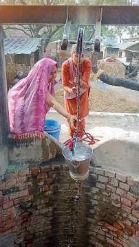 🌀🌀बिल्लू का 🪣🪣 कुएं पर 🏟️🏟️का पानी गीत 💦💦