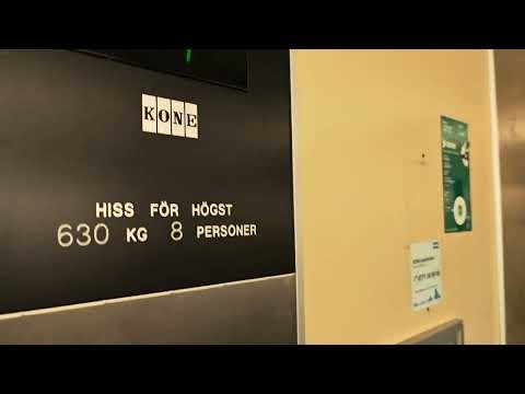 Sweden, Sala, Public Library, KONE elevator - 630 kg 8 passengers