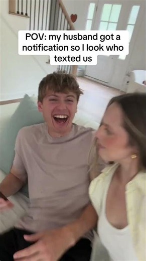 That moment your husband gets a notification and you're nosy about it