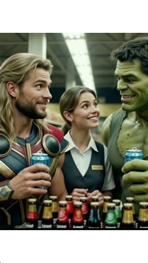 hulk and Thor, beer challenge #hulkvsthor