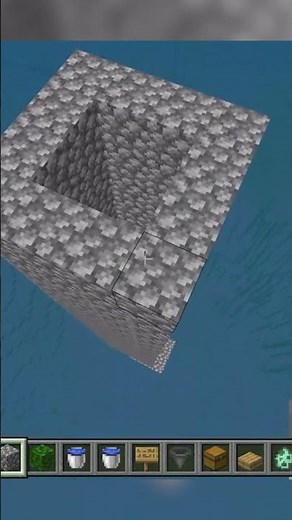 Minecraft Automatic Trident Drowned Farm Tutorial [Bedrock 1.21] #shorts