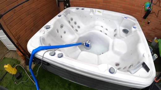 This hot tub flush shows what gets trapped inside