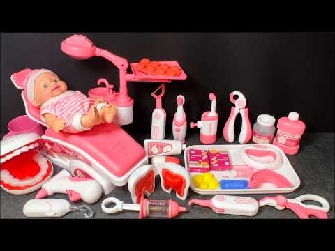 13 Minutes Satisfying with Unboxing Medical Series Dental Kit -Doctor Play set | ASMR Video