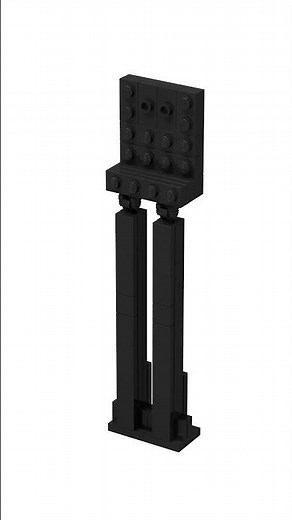 Build Enderman Minecraft With Lego #lego #minecraft #enderman #incredibox #build #monster