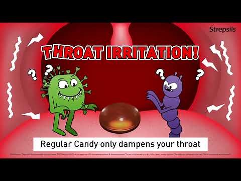 Take Strepsils at the first sign of throat irritation
