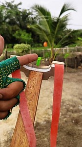 1.4M views · 7.5K reactions | Easy way to use a long wooden slingshot #slingshot #diy #howto #tips #trick #amazingtips | Diy Crossbow | Facebook