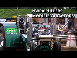 Epic class of NWPA Pullers Modified Pulling Tractors at the 2025 Patriot Pull in Clarks Mills, PA!