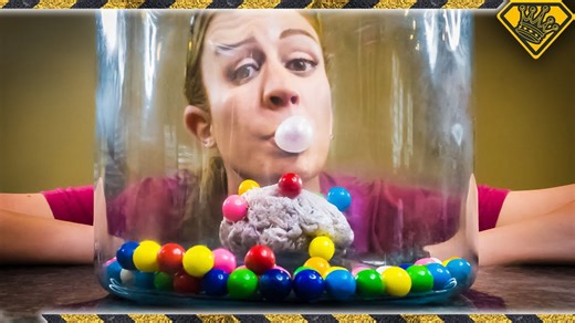 Blowing bubbles inside a vacuum chamber reveals strange physics