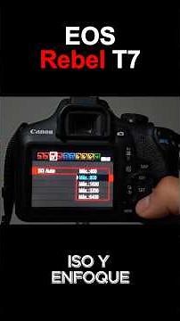 ISO and Autofocus Settings on the Canon Rebel T7 #camera #viralshorts #short