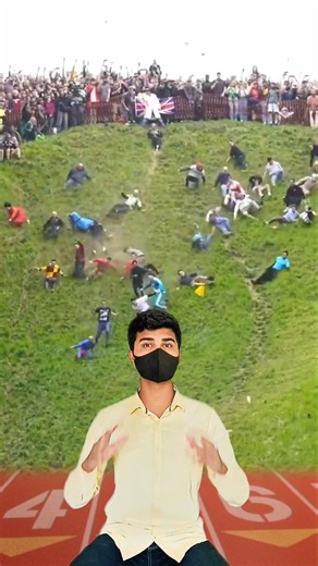 England Cheese Rolling Race #shorts