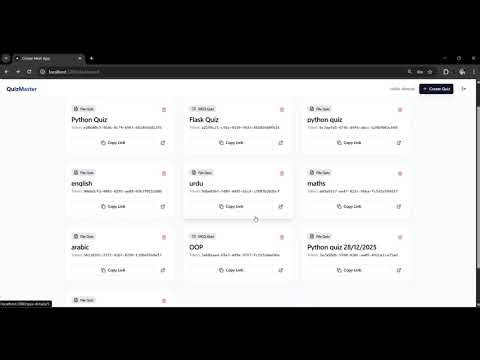 How to Make a Quiz Management System | Full Stack Project