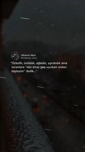 Rainy Night Views Through Window Pane