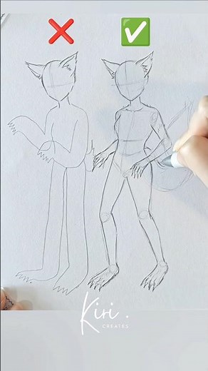 How to draw a wolf girl #drawing #howtodraw #arttutorial #fyp #sketch #art