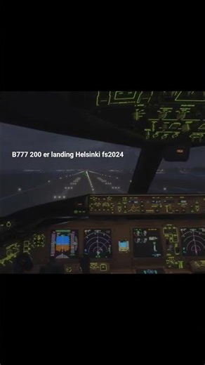 Landing in Helsinki from Punta Raisi 777 200er