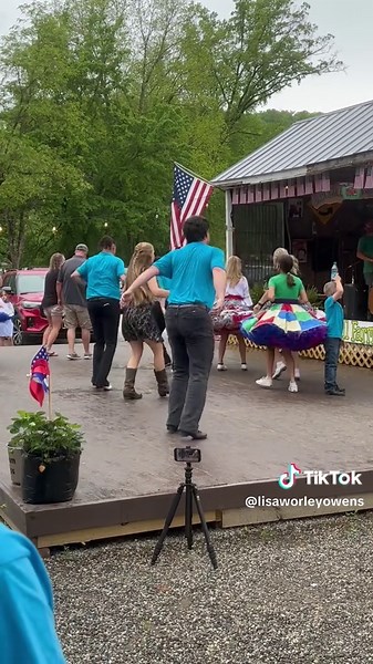 Zeb Ross and Hillary Klug Perform with J Creek Cloggers