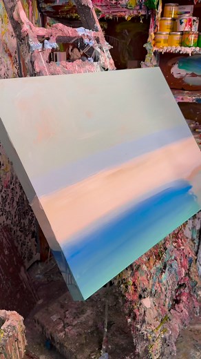 We won’t leave you hanging 👽 here’s Part 2 from our viral valentine’s day reel! From all those gloopy handfuls of acrylic: a classic Justin Gaffrey Seascape 🌊 Dm for more details on how to collect your own piece! …………………………. #igart #artoftheday #acrylicpainting #art #impasto #fingerpainting #acryliconcanvas #contemporaryart #artsy #canvas #texture #artviewer #artstudio #artcollective #sculpture #justingaffrey #interiordesign #artreels #trendingreels #trendingaudio #paintingreels #homedecor #mo