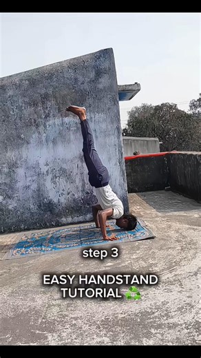 EASY HANDSTAND TUTORIAL ✅️ #calisthenics