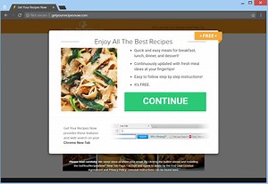Remove Getyourrecipesnow.com Browser Hijacker
