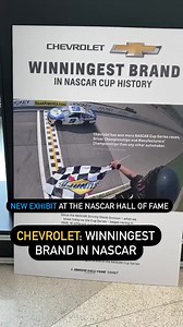 5.8K views · 134 reactions | The NASCAR Hall of Fame is proud to present a new exhibit: “Chevrolet: Winningest Brand in NASCAR Cup History.” The new Great Hall exhibit spotlights Chevrolet’s NASCAR success with eight historically significant Cup Series Chevrolet race cars from the 1950s through 2021. | NASCAR Hall of Fame | Facebook