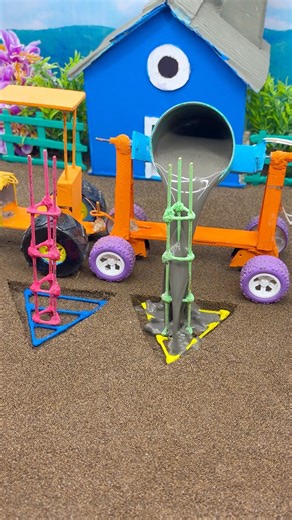 😍 DIY Mini Tractor Making Process | Real Working Machine Full Project 🚜 #shorts