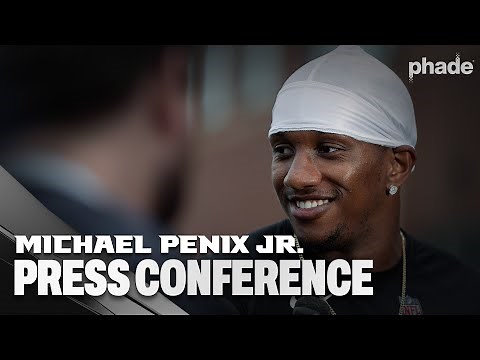 Michael Penix Jr., Darnell Mooney & others speak with media following the first practice of OTAs