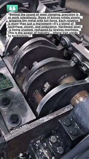 This is the power of industry where iron yields to technology.”