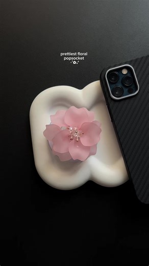 Cute MagSafe Popsocket: Pink Floral Design
