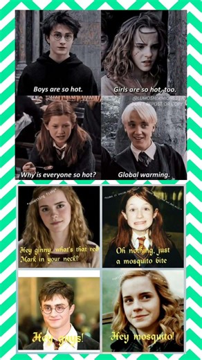 Why Is Everyone So Hot? 🌡️ Hogwarts Logic Be Like… #shorts #memes #harrypotter