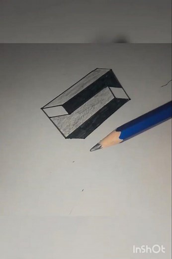 how to draw a 3d hollow cuboid