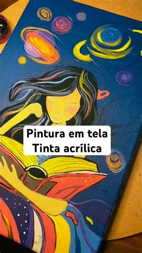 Primeira Parte - Pintura com tinta acrílica - vcs gostam de vídeos rápidos ou passo a passo ?