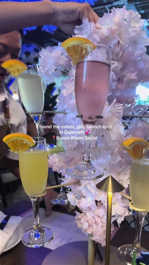 Bloom Room Social in downtown Suwanee was the perfect girl brunch! I’ve been finding some good hidden gems in metro Atlanta for good food and good vibes! #brunch #mimosas #gwinnettfoodie