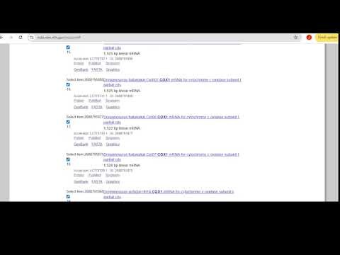 How to Download Multiple DNA Sequences for Phylogenetic Tree Construction