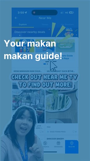 Introducing Near Me TV – your new makan buddy! 🍽️🎥​ We’ll show you the food 🍜, the vibes ✨, the price 💲, and even the people behind the counter! Basically, everything you wanna know before trying a new spot.​ Get ready for drool-worthy videos—stay tuned! 👀🔥​ #TNGeWallet #NearMe #foodhunting | Touch ‘n Go eWallet