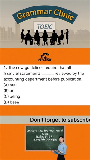 Master Incomplete Sentences for TOEIC Reading Success