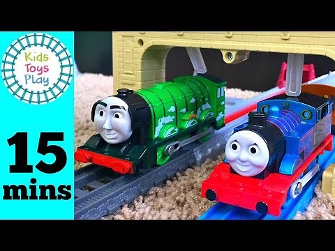 Thomas Train Tomy Trackmaster Races! | Thomas and Friends Trackmaster VS Tomy Train Races for kids