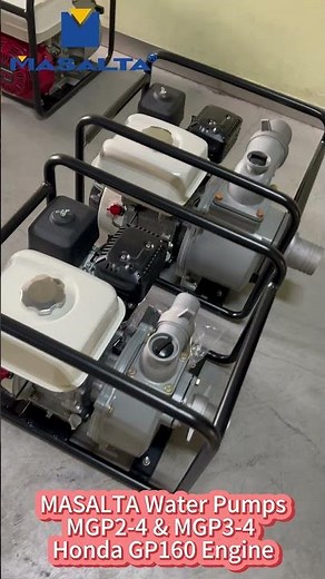 MASALTA MGP2-4 & MGP3-4 Water Pumps – Powered by Honda GP160 | High-Performance Industrial Pumps