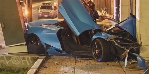 Driver crashes $300K sports car into SE Portland building