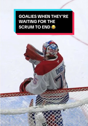 Goalie Waiting for Head Taps — Montreal Canadiens Moment